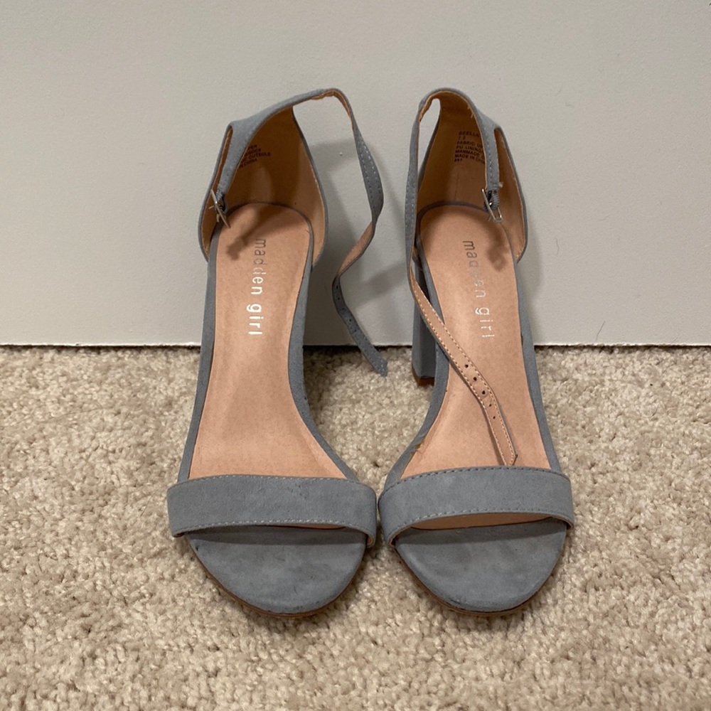 Dusty Blue Heels